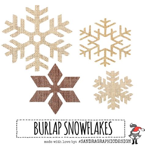 Download Free Rustic Christmas Burlap Silhouette